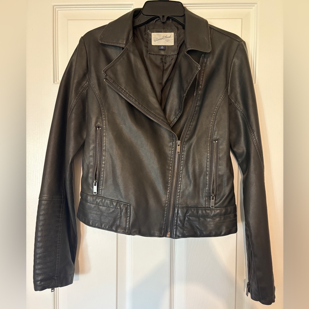 Universal Thread Black Leather Jacket - image 1